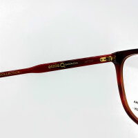 Etnia Barcelona 5 SALGUE 54O HVBX Unisex - Brille, 54 mm Glasbreite, rotes Vollrandgestell, Vintage-Stil, klare Demogläser