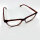 Etnia Barcelona 5 SALGUE 54O HVBX Unisex - Brille, 54 mm Glasbreite, rotes Vollrandgestell, Vintage-Stil, klare Demogläser