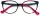 Etnia Barcelona HANNAH 52O FUBL Unisex Glasses, 52 mm, Full Rim, Multicolor Petrol-Red-Brown, Clear Demo Lenses