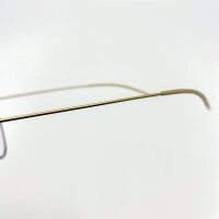 Etnia 9 ZEFI 54O PUGD Unisex Glasses, 54mm lens width, transparent violet-grey full-rim frame, gold temples, clear lenses