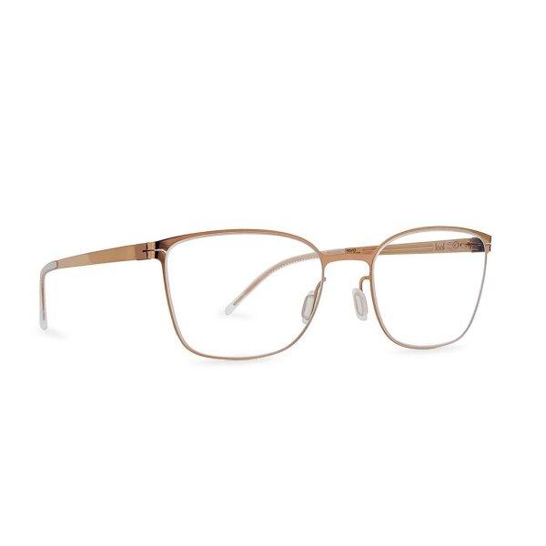 Etnia 6 SILVI 520 PG Mens Glasses, Metal, Rose Gold, Rectangular, 52 mm Lens Width, 18 mm Bridge, 140 mm Temples, Clear Demo Lenses