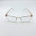 Etnia 6 SILVI 520 PG Mens Glasses, Metal, Rose Gold, Rectangular, 52 mm Lens Width, 18 mm Bridge, 140 mm Temples, Clear Demo Lenses