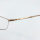 Etnia 6 SILVI 520 PG Mens Glasses, Metal, Rose Gold, Rectangular, 52 mm Lens Width, 18 mm Bridge, 140 mm Temples, Clear Demo Lenses