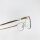 Etnia 6 SILVI 520 PG Mens Glasses, Metal, Rose Gold, Rectangular, 52 mm Lens Width, 18 mm Bridge, 140 mm Temples, Clear Demo Lenses