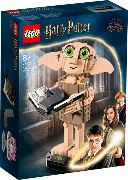 LEGO Harry Potter 76421, Dobby Figure, Buildable Collectors Set, Movable Limbs, Gift for Children Ages 8 and Up