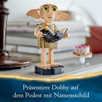 LEGO Harry Potter 76421, Dobby Figure, Buildable Collectors Set, Movable Limbs, Gift for Children Ages 8 and Up