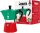 Bialetti Moka Express 6-cup espresso maker, 270 ml, aluminum, tricolor, classic design
