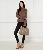 Karl Lagerfeld A1W50009 Tote Bag, Square Large Tote, Nougat, One Size, 180cm, 60% Recycled Cotton, 30% Cotton, 10% Polyurethane