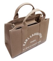 Karl Lagerfeld A1W50009 Tote Bag, Square Large Tote, Nougat, One Size, 180cm, 60% Recycled Cotton, 30% Cotton, 10% Polyurethane