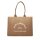 Karl Lagerfeld A1W50009 Tote Bag, Square Large Tote, Nougat, One Size, 180cm, 60% Recycled Cotton, 30% Cotton, 10% Polyurethane