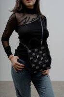 Karl Lagerfeld A1W50026 K/Autograph Small Tote, One Size, Black Details, Small Tote Bag, 65% Recycled Cotton