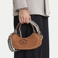 Karl Lagerfeld Crossbody Bag A2W30086, One Size, Clay, 75% Recycled Polyamide, 25% Polyurethane, Metal Details