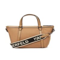 Karl Lagerfeld Mini Tote A2W30082, Clay, One Size, 65% Recycled Polyamide, 35% Polyurethane, Fashionable Tote Bag