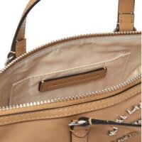 Karl Lagerfeld Mini Tote A2W30082, Clay, One Size, 65% Recycled Polyamide, 35% Polyurethane, Fashionable Tote Bag