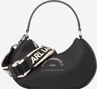 Karl Lagerfeld A2W30086 Shoulder Bag, black, Paris logo,...