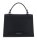 Karl Lagerfeld A2W30105 IKON shoulder bag, black, pebble texture, logo, recycled polyurethane, one size
