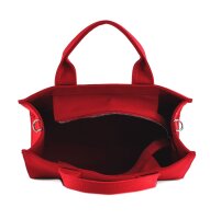 Karl Lagerfeld A1W50010, mittelgroße Tote Bag, Racing Red, Shopper, 65% recycelte Baumwolle, 35% Baumwolle, Einheitsgröße