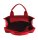 Karl Lagerfeld A1W50010, mittelgroße Tote Bag, Racing Red, Shopper, 65% recycelte Baumwolle, 35% Baumwolle, Einheitsgröße