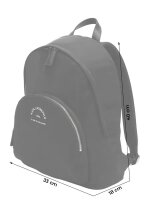 Karl Lagerfeld A2W30084, medium backpack, black, 90% recycled polyamide, 10% polyurethane, one size