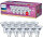 Philips GU10 LED spotlight, 50W equivalent, 355lm, 2700K warm white, 36° beam angle, 220–240V, 10-pack, energy class F