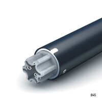 Cherubini Ocean 15/17 M/SOC. Rohrmotor, Antriebsmotor, weißes Anschlusskabel, Handsteuerung, 1 Stück