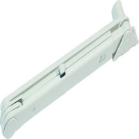 Dormakaba door holding arm, locking arm for TS 73 V/TS 83, door closer with shut-off function, arm linkage, silver