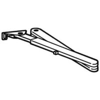 Dormakaba door holding arm, locking arm for TS 73 V/TS 83, door closer with shut-off function, arm linkage, silver