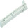 Dormakaba door holding arm, locking arm for TS 73 V/TS 83, door closer with shut-off function, arm linkage, silver