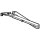 Dormakaba door holding arm, locking arm for TS 73 V/TS 83, door closer with shut-off function, arm linkage, silver