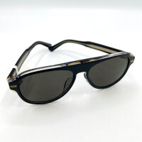 Davidoff DAPS115-01 Mens Sunglasses, Titanium, Polarized Lenses, 57 mm, Grey Frame, Black/Havana