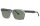 Davidoff Mens Sunglasses DAPS114-02, Titanium, 56 mm lenses, 17 mm bridge, 145 mm temples, polarized, clear Xtal frame, green lenses