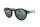 Davidoff mens sunglasses DAPS113-01, titanium, polarized black frame with gold line, tinted lenses, 47 mm lens width