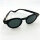 Davidoff mens sunglasses DAPS113-01, titanium, polarized black frame with gold line, tinted lenses, 47 mm lens width