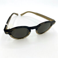 Davidoff mens sunglasses DAPS113-03, titanium, polarized, 47 mm lens width, Havana-colored, tinted lenses