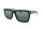 Davidoff DAPS114-01 Unisex Sunglasses, rectangular, 56 mm lenses, black wide frame, silver details, tinted