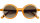 Etnia Barcelona 5 SAGRER 48S OG womens glasses, 48mm lens width, honey-orange transparent frame, Havana-colored temples, brown gradient lenses