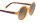 Etnia Barcelona 5 SAGRER 48S OG womens glasses, 48mm lens width, honey-orange transparent frame, Havana-colored temples, brown gradient lenses