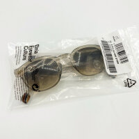 Etnia Barcelona PALA2 womens glasses, 48 ​​mm lens width, transparent grey-beige frame, gold details, brown gradient lenses