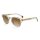 Etnia Barcelona PALA2 womens glasses, 48 ​​mm lens width, transparent grey-beige frame, gold details, brown gradient lenses
