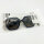 Etnia Barcelona womens glasses NAVAS 54S, 54 mm lens width, blue frame, Havana-colored temples, brown tinted lenses