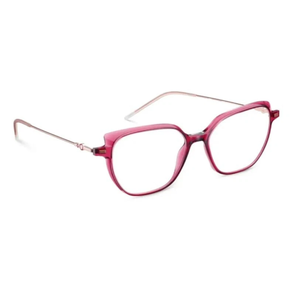 Etnia Barcelona ALHENA 9 womens glasses, 52mm lenses, 16mm bridge, 145mm temples, transparent rose tint, gold temples
