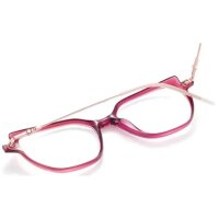 Etnia Barcelona ALHENA 9 Damenbrille, 52mm Gläser, 16mm Steg, 145mm Bügel, transparenter Rosaton, goldene Bügel