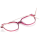 Etnia Barcelona ALHENA 9 womens glasses, 52mm lenses, 16mm bridge, 145mm temples, transparent rose tint, gold temples