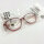 Etnia Barcelona ALHENA 9 womens glasses, 52mm lenses, 16mm bridge, 145mm temples, transparent rose tint, gold temples