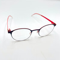 Etnia Barcelona ORBIT 480 PTPK womens glasses, oval, metal, 48 mm lenses, 21 mm bridge, 140 mm temples, dark blue-red, lightweight frame