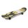Versace Skateboard, Medusa-Barockdesign, Komplettboard mit Achsen & Rollen, schwarz-weiß-gold, Luxus-Skateboard