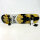 Versace Skateboard, Medusa-Barockdesign, Komplettboard mit Achsen & Rollen, schwarz-weiß-gold, Luxus-Skateboard