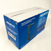 MOUNT IT MI-7172 Gaming CPU Mount, Under Desk, Adjustable, with Sliding Rail and Mounting Hardware, Black