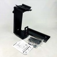 MOUNT IT MI-7172 Gaming CPU Mount, Under Desk, Adjustable, with Sliding Rail and Mounting Hardware, Black