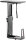 MOUNT IT MI-7172 Gaming CPU Mount, Under Desk, Adjustable, with Sliding Rail and Mounting Hardware, Black